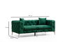 Atelier Del Sofa Como - Sofá de 2 plazas Verde